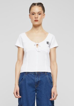 T-shirt con stampa - white