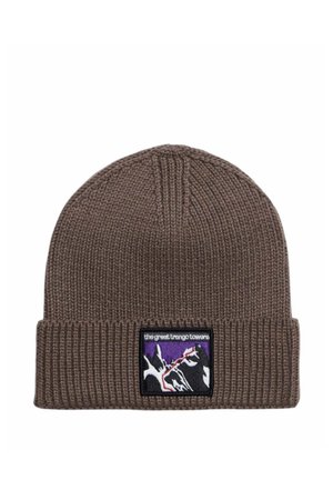 The North Face, CAPPELLO THE NORTH FACE LOGO BOX CUFFED COL WB4 - Gorro - brown