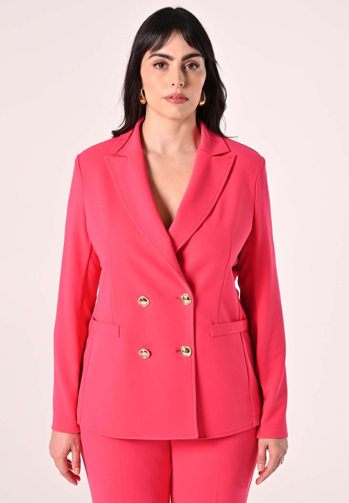 Tailleur Fucsia Rinascimento Rinascimento Blazer Fuxia/rose Fluo