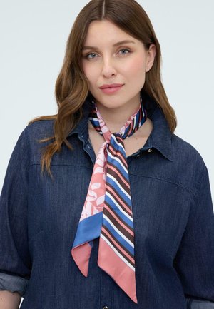 Fiorella Rubino, FOULARD CRAVATTINO DESIGN MIX&MATCH - Bufanda - blu