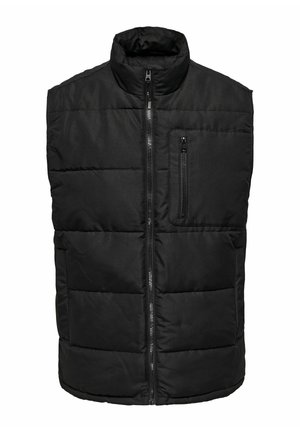 Only & Sons ONSJAKE QUILTED  - Vest - black