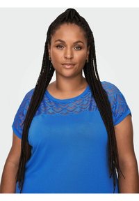 ONLY Carmakoma CARFLAKE niebieski neon