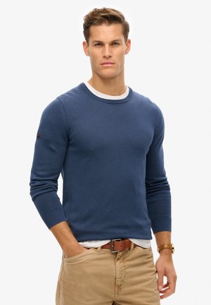 Superdry & Co ESSENTIALS LIGHTWEIGHT CREW - Pullover - sargasso sea blue