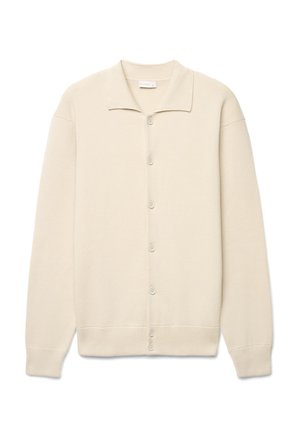 Calliope, MAGLIA TINTA UNITA - Gilet - tortora chiaro