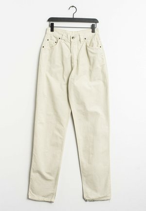 Jeansy Straight Leg - beige