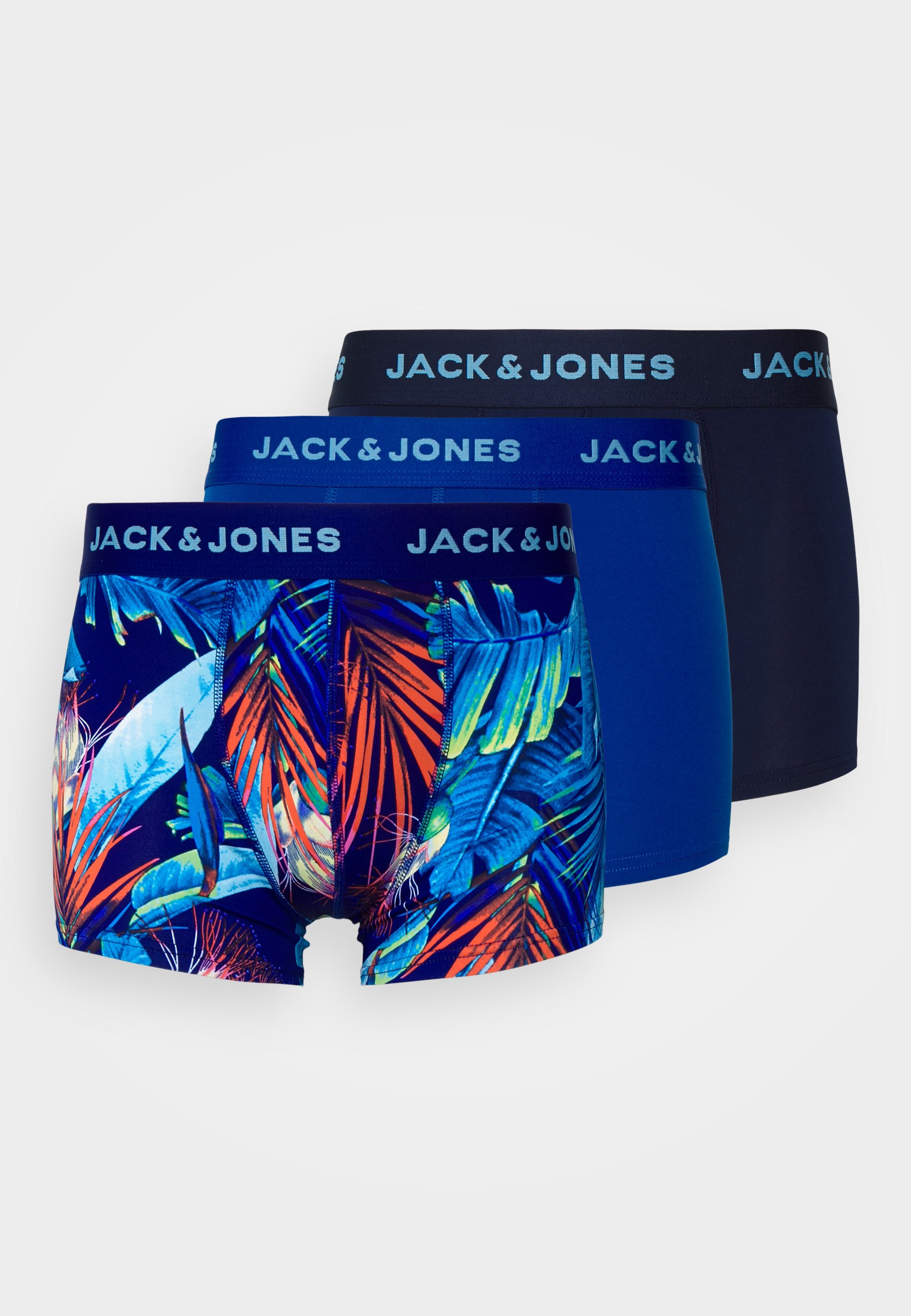 Jack \u0026 Jones JACCANARY TRUNKS 3 PACK - Onderbroeken - moonbeam/blauw -  Zalando.nl