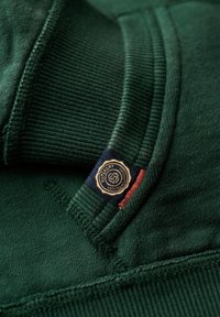 Superdry & Co ATHLETIC ESSENTIALS CROP - Sudadera con cremallera - enamel green
