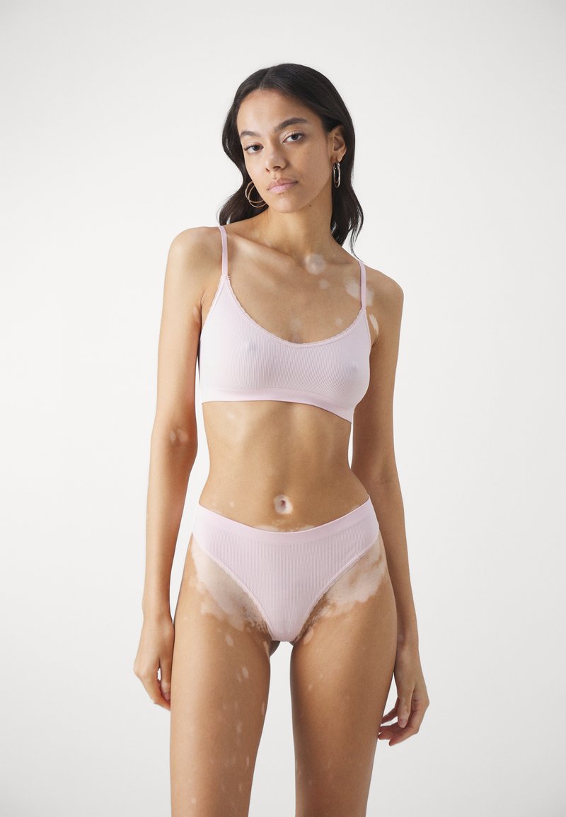 Even&Odd - 3 PACK - Tanga - light pink/off-white, Ampliar