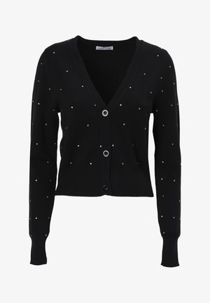 INFLUENCER RHINESTONES - Vest - black