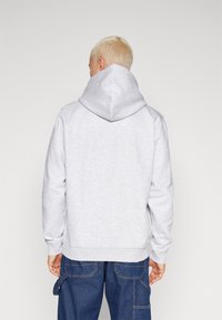 Tommy Jeans ESSENTIAL FLAG HOOD  - Sudadera - silver grey