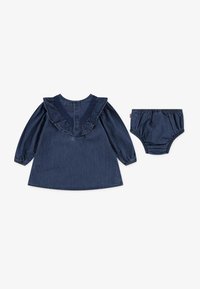 Levi's® WILD WEST RUFFLE DRESS - Dongerikjole - dark wave