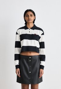 DKNY FASHION STRIPE LONG SLEEVES - T-shirt à manches longues - multi black/ white