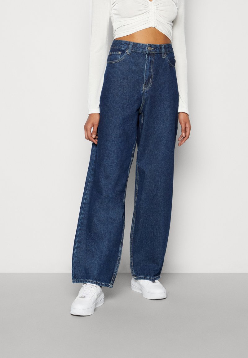 Dr.Denim DONNA - Calças de ganga de corte relaxado - pebble dark retro