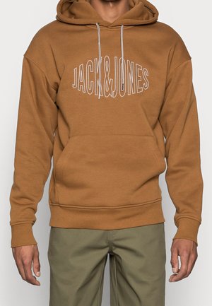 Felpa con cappuccio - brown