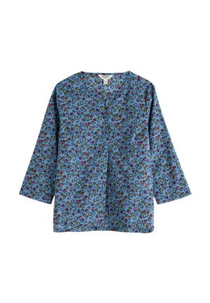 Seasalt Cornwall, SEASALT CORNWALL WATERCOLOUR SKETCH TOP - Blúzka - blue - sketched buds cadet