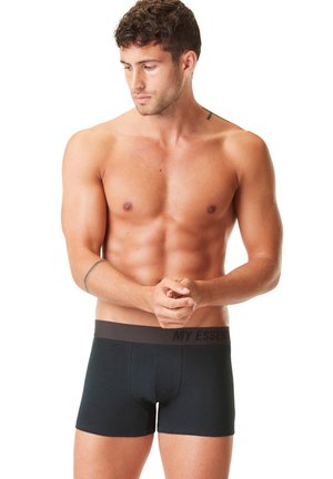 My Essential Clothing, 3 PACK - Kurze Boxershorts - blue grey