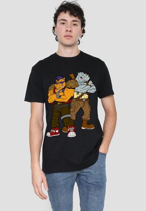 TMNT BEBOP AND ROCKSTEADY - T-Shirt print - black