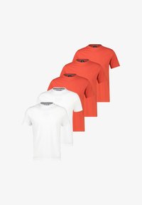 Non sélectionné, rot/weiß