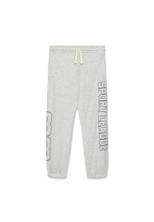 Terranova, PANTALONI TUTA LUNGHI CON STAMPA COLLEGE - Pantaloni sportivi - grey