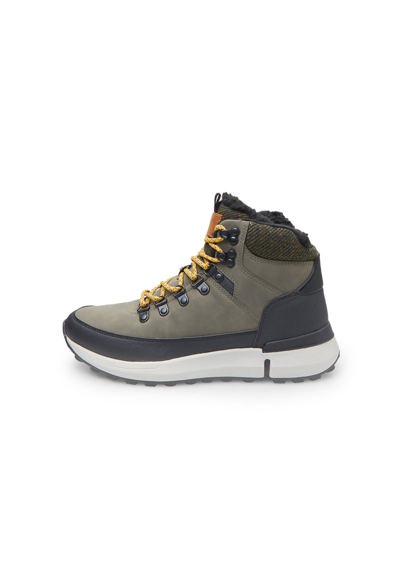 Bata Šněrovací kotníkové boty - khaki - Zalando.cz