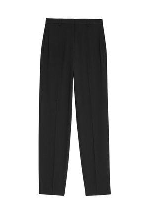 Marks & Spencer STRAIGHT LEG WITH STRETCH - Spodnie materiałowe - black