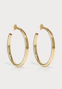 LARGE CHUNKY HOOPS - Brincos - yellow gold-coloured