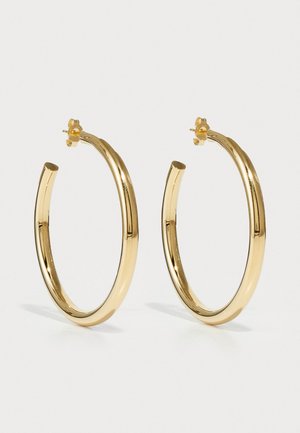 Otiumberg LARGE CHUNKY HOOPS - Pendientes - yellow gold-coloured