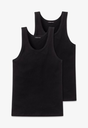 Schiesser 2 PACK - Camiseta interior - schwarz