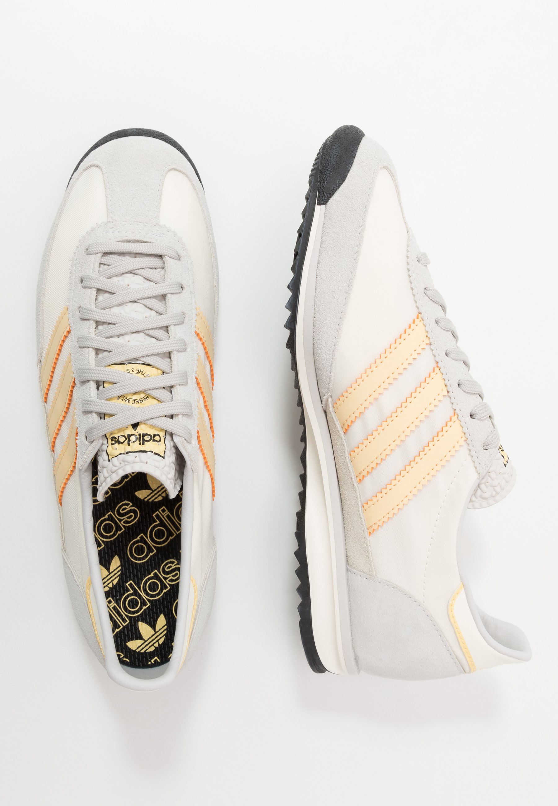adidas Originals SL 72 - Sneakers laag - grey one/orange  tint/offwhite/Beige - Zalando.nl