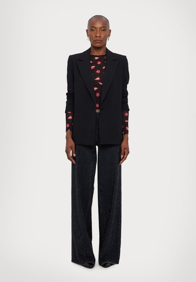 Alice + Olivia Pernera ancha - maya charcoal black