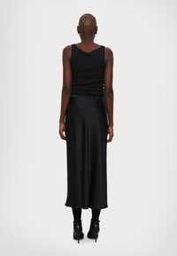 Armani Exchange GONNA - Gonna a tubino - black