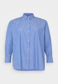 Tommy Hilfiger Curve CRV ESS POPLIN EASY FIT - Overhemdblouse - blue