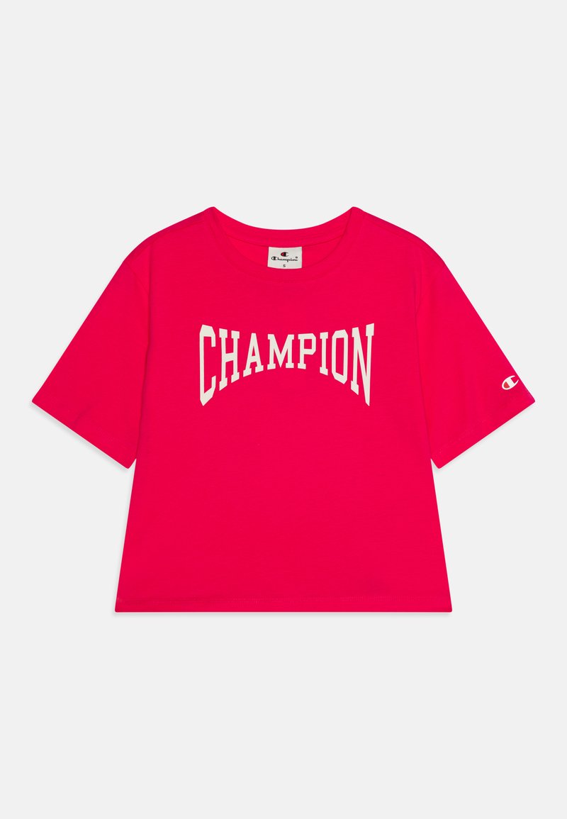 Champion GRAPHIC CREWNECK - Camiseta estampada - pink