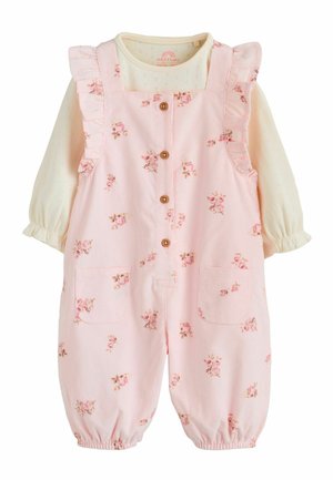 REGULAR FIT - PRINT LONG SLEEVE 2 PIECE SET - Body - light pink ditsy