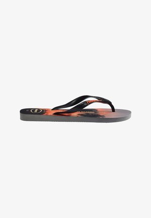 Havaianas, TOP SURFER I - Riemensandalette - steel grey black sunset orange