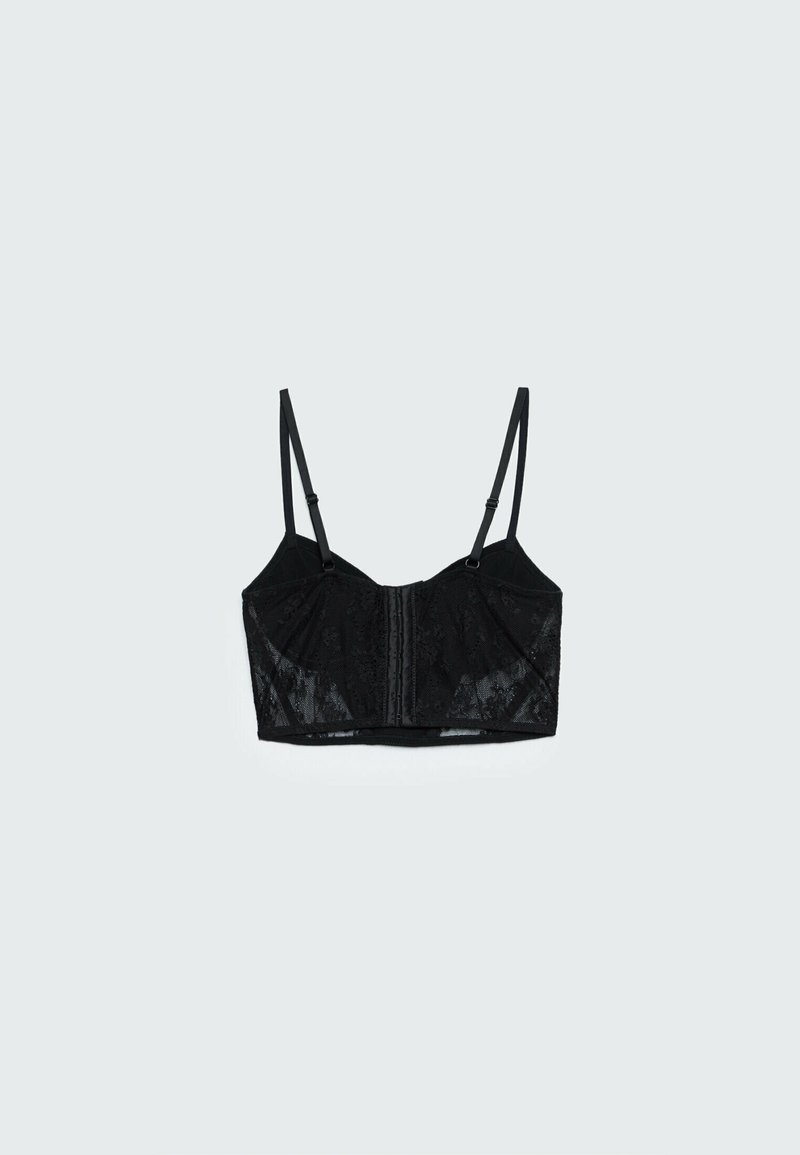 Damen BHs | Stradivarius Korsage black/schwarz - WY02412 Damen BHs | Stradivarius Korsage black/schwarz - WY02412