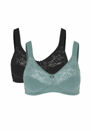 Bøjle-bh - dusty petrol black