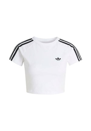 adidas Originals, ADIDAS ORIGINALS SST BABY TEE - T-shirt imprimé - white/white/black