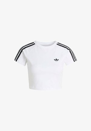 adidas Originals, ADIDAS ORIGINALS SST BABY TEE - T-shirt imprimé - white/white/black