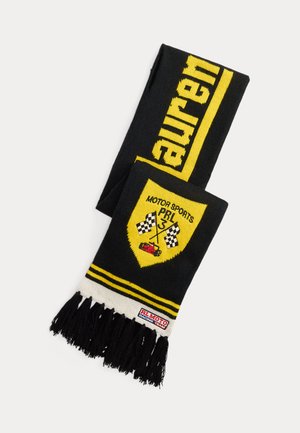 Polo Ralph Lauren, RACING WOOL-BLEND SCARF - Шал - black/multi-coloured