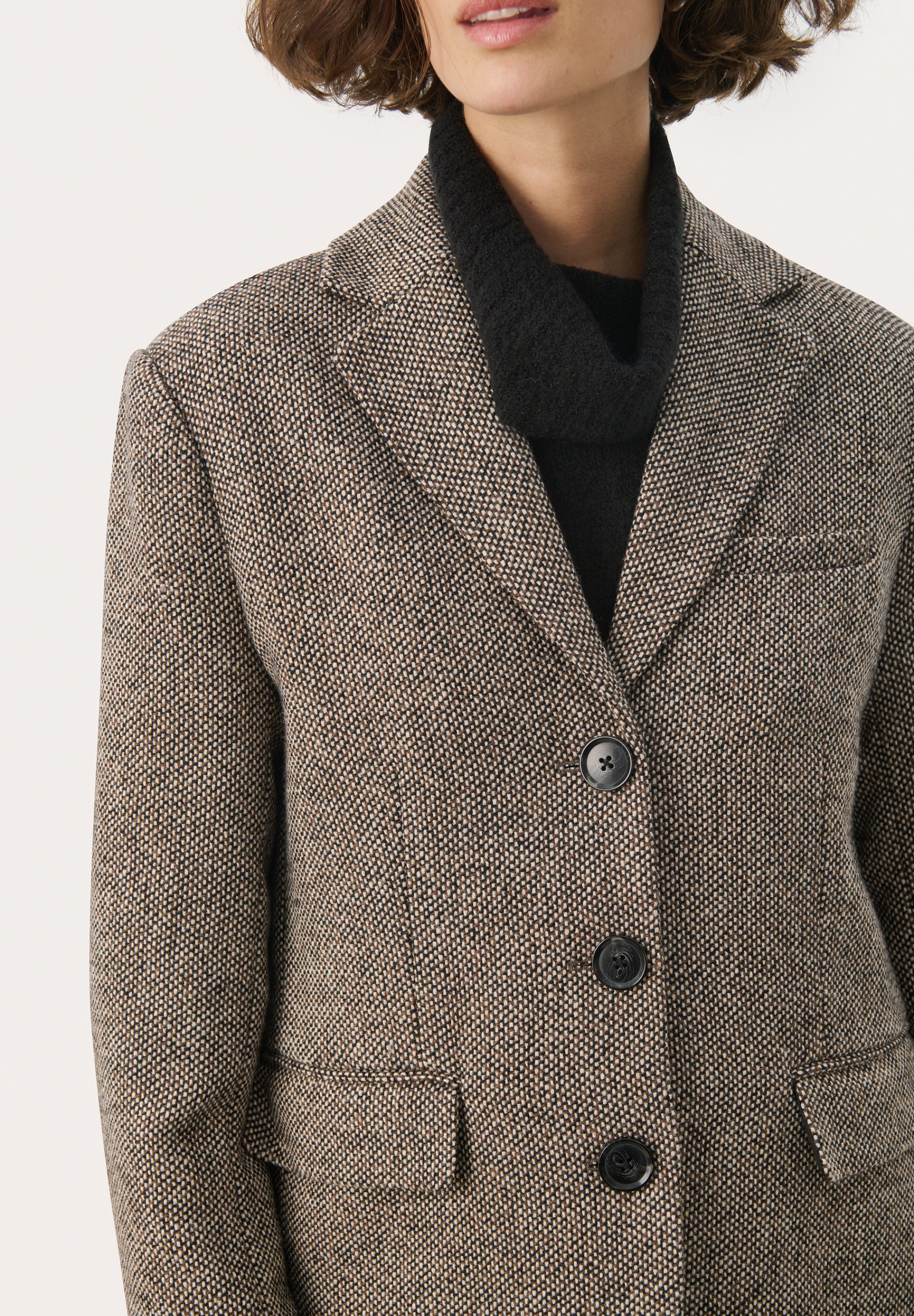ジャケット LANVIN Two-Tone Tweed Blazer Lanvin Two-tone Tweed Blazer | italist
