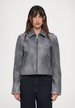 DALIA JACKET - Kožená bunda - licorice