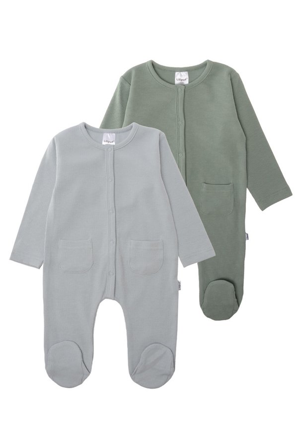 2 PACK - Strampler - blau  schilf