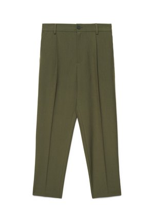 Calliope, PANTALONE LUNGO TINTA UNITA - Pantalon classique - verde militare