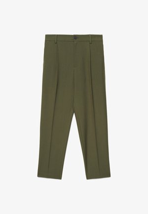 Calliope, PANTALONE LUNGO TINTA UNITA - Pantaloni - verde militare