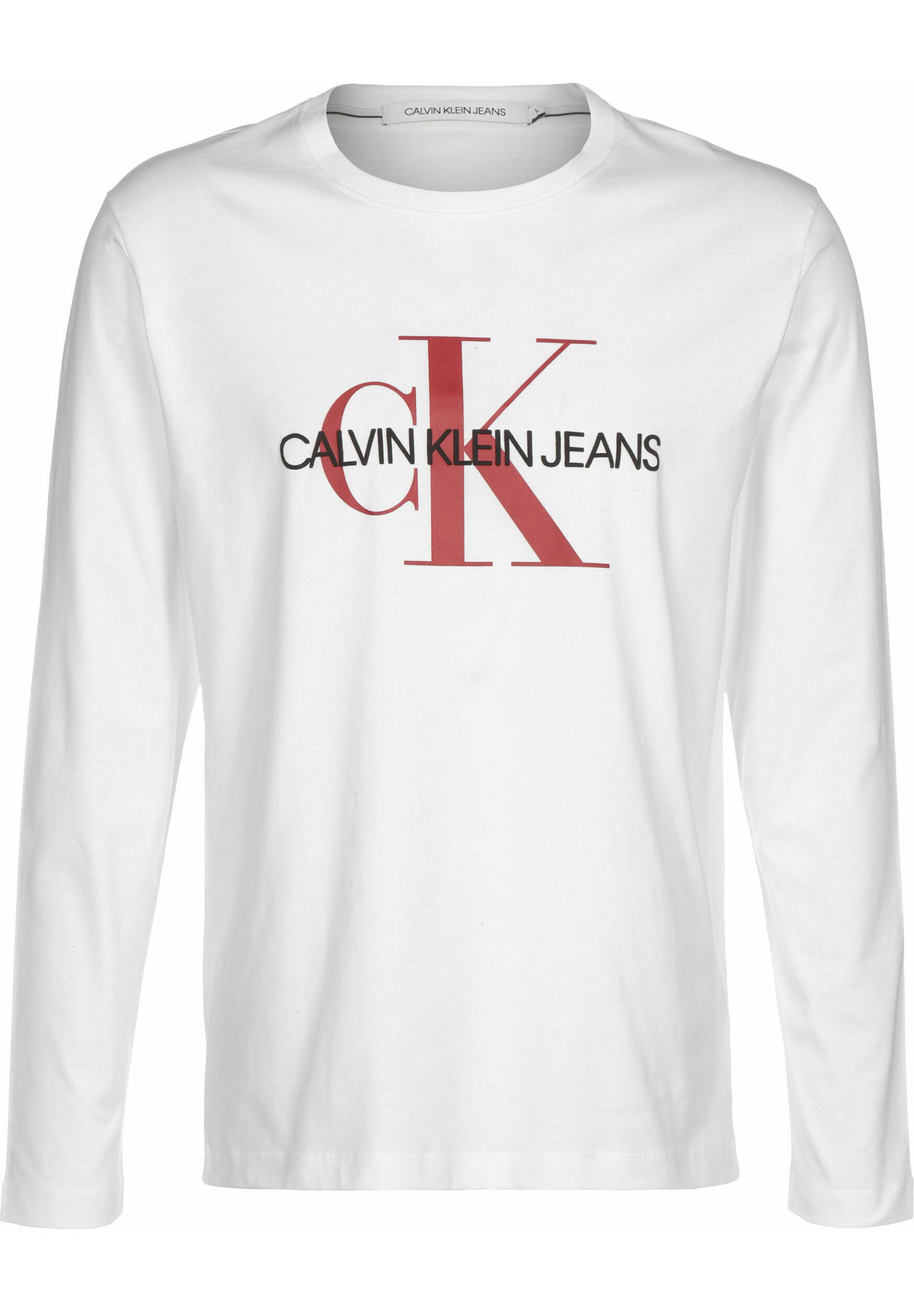 Calvin Klein Jeans Sudadera - bright white/blanco - Zalando.es