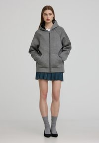 Terranova Felpa con zip - var grigio medio