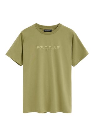 Polo Club, ESTABLISHED MINIMAL TITLE - T-shirt imprimé - leaf green