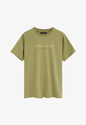 Polo Club, ESTABLISHED MINIMAL TITLE - T-shirt imprimé - leaf green