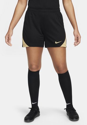 STRIKE - Träningsshorts - black jersey gold metallic gold